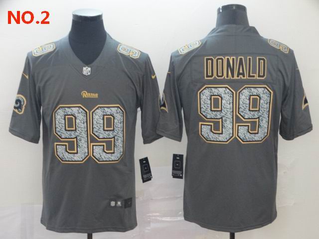 Men's Los Angeles Rams #99 Aaron Donald Jesey NO.2;